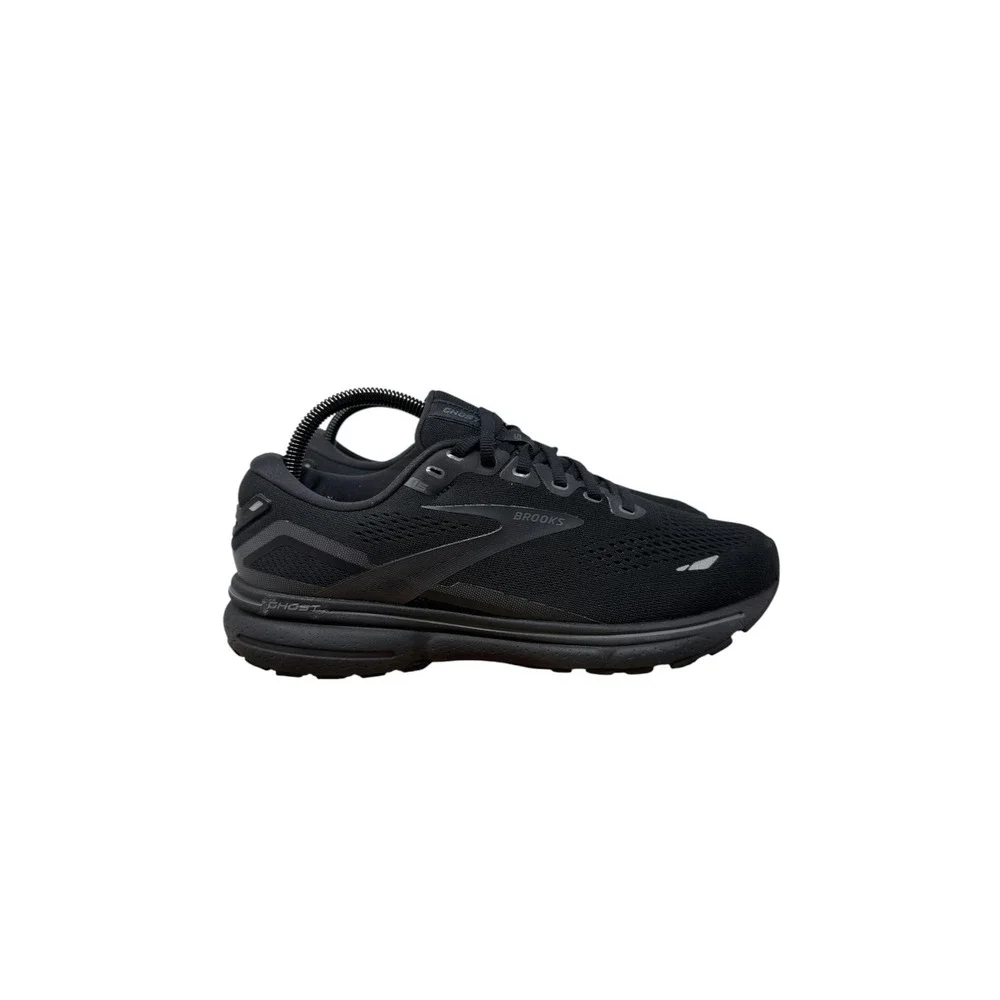 Brooks Ghost 15 Running Shoes Womens 8.5 Wide Black Neutral Sneakers 1203801D020